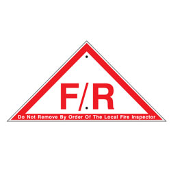 (F/R) (F) Building with Floor & Roof Truss Construction Sign