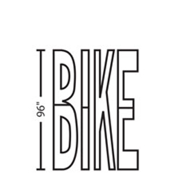 BIKE | 3M&trade; Stamark&trade; Pre Cut Pavement Marking Legend