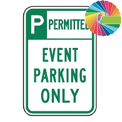 Event Parking Only | Header & Words | Universal Permissive Parking Sign